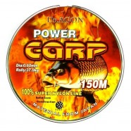 Лісочка для риболовлі, DrAGON Power Carp мультиколор, 150м, перетин 0,60мм